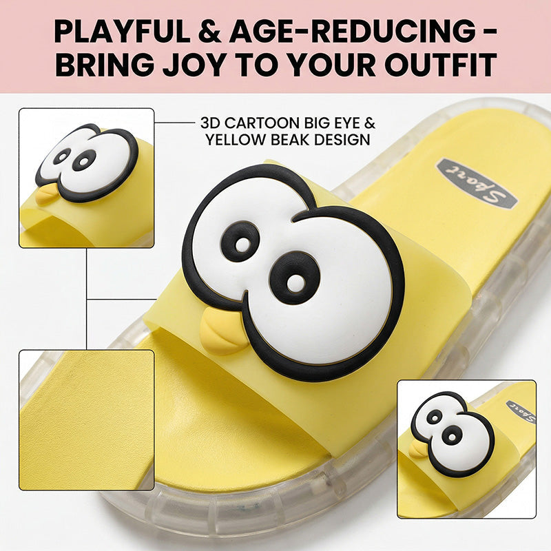 Primepetal™👣👣Cute slippers with cartoon motifs that glow